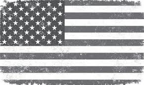 Black and white american flag icon royalty vector image. Premium Vector Vintage Black And White American Flag