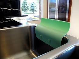 kitchen sink splash guard and fork