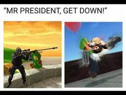 Get Down Mr President Meme Youtube