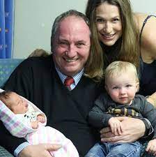 Barnaby thomas gerard joyce (born 17 april 1967) is an australian politician. Delighted Barnaby Joyce Shares The First Photo Of His New Family Daily Mail Online