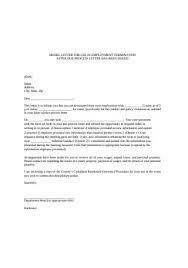 We have decided that you have not fulfilled the conditions of employment because of your lack of enthusiasm for the job, not fulfilling the tasks given you and not. 47 Sample Termination Letters In Pdf Ms Word