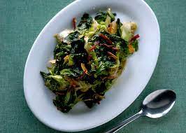 Wilted Escarole With Country Ham And Chiles Recipe Recipes Fruits And Veggies Pork Recipes