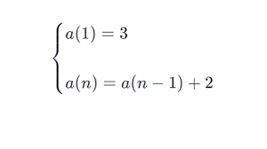 A recursive is a type of function or expression stating some concept or property of one or more variables, which is specified by a procedure that yields values or instances of that function by repeatedly applying a given relation or routine operation to known values of the function. Recursive Formulas For Arithmetic Sequences Algebra Article Khan Academy