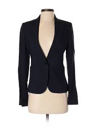 Details About Paul Smith Women Blue Blazer 40 Italian