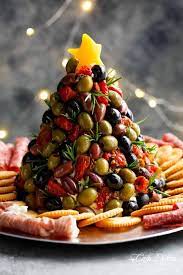 Or larger serving platter and small star and round cookie cutters. Christmas Hor D Oeuvres Ideas Plate With Crackers Salami Ham And A Tree Made From Pitted Marinate Christmas Party Food Christmas Appetizers Pepperocini Recipes