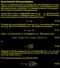 The Gram Schmidt Orthogonalization Process Advanced Mathematics Math Notes Math Tricks