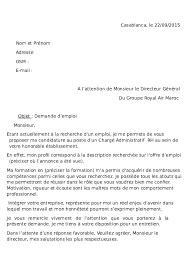 Demande d'emploi monsieur le directeur, j'ai pris connaissance de l'offre d'emploi de technicien en génie électrique que vous avez fait paraître sur le site de recrutement www.xxxxxx.fr. Doc Demande D Emploi Ram Youness Nazih Academia Edu