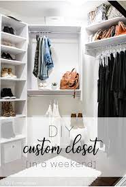 Diy Custom Closet With Modular Closets Diy Custom Closet Modular Closets Diy Closet System