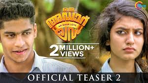 Az elmúlt három évben már. Oru Adaar Love Official Teaser 2 Omar Lulu Malayalam Movie Hd Youtube