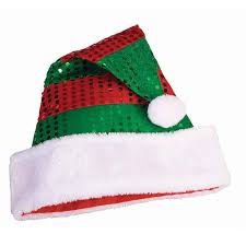 Search more hd transparent santa hat image on kindpng. Sequin Striped Fabric Santa Hat Cappel S