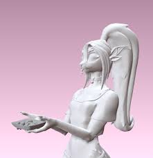 🦸 Ariral on the pouffe (SFW).・ 3D File for 3D printing・Cults