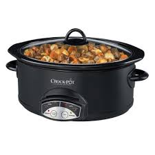 Using the warm setting reheats the food and keeps it warm until serving time. Crock Pot Smart Pot 5qt Oval Programmable Slow Cooker Black Scvp500b Cn Crock Pot Canada