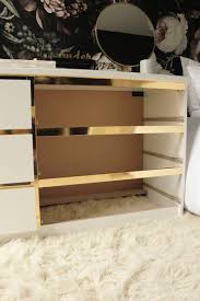 Malm Vintage Style Gold Dresser Ikea Hackers Ikea Diy Diy Ikea Hacks Home Diy