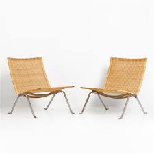 Wegner, we also produce works by renowned design masters such as arne jacobsen, børge mogensen, ole wanscher, kaare klint, poul kjærholm, bodil kjær and tadao ando. Poul Kjaerholm A Pair Of Poul Kjaerholm Pk 22 Easy Chairs 1955 Mutualart