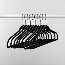A frame for hanging clothes: 10pk Non Slip Velvet Hanger Made By Design Target