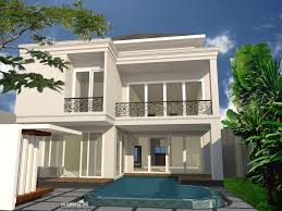 Desain Rumah Mewah 2 Lantai Kolam Renang Desain Rumah Modern