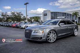 Audi A8 With Vossen Vfs1 Wheels Advanced Automotive Accessories Audi A8 Audi Vossen