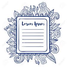 There's so much coloring to do! Printable To Do List Page Fun Summer Doodle Frame Floral Decoration Royalty Free Cliparts Vectors And Stock Illustration Image 57263175