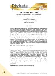 Kumpulan cerita rakyat banyumas bahasa jawa. Cerita Rakyat Majalengka Sebagai Bahan Ajar Sastra Di Sekolah