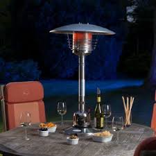 Sirocco Stainless Steel Table Top Gas Patio Heater Patio Heater Tabletop Patio Heater Stainless Steel Table Top