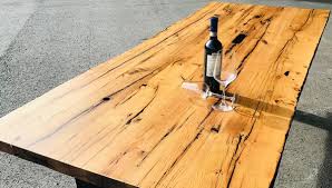 This whole table can be built using two 4'x8' sheets of plywood, however you'll need three sheets if you want a solid 1 1/2 thick. Custom Table Top Wood Table From Hugo Kampf