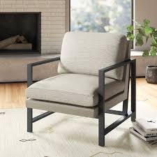 Russell Metal Frame Armchair In 2020 Armchair Modern Furniture Living Room Modern Accent Chair