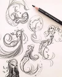 Some Rough Concepts Mythical Mermaids Show This Weekend Mythicalmermaids Trickstergallery Mermaid Drawings Mermaid Art Art Sketches