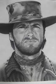 Clint Eastwood Pencil Drawing Celebrity Drawings Realistic Pencil Drawings Clint