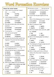 Word Formation English Esl Worksheets For Distance Learning And Physical Classrooms Word Formation Learn English Grammar Teaching English Grammar