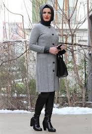 Beyhan Balik Sirti Desen Ara Boy Tesettur Kap Gri 5759 Clothes For Women Fashion Modest Fashion
