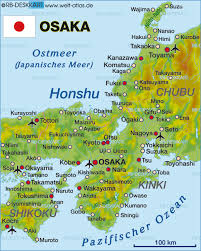 The city is the capital of osaka prefecture. Karte Von Osaka Region In Japan Welt Atlas De