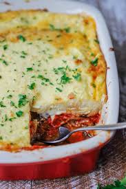 Vegetarian Moussaka Classic Greek Casserole Eating European Recipe Moussaka Moussaka Recipe Vegetarian Greek Recipes