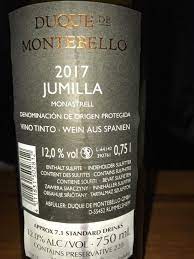 Eladó 2015 doque de montebello jumilla monastrel vörösbor 12, 0% pincében tárolt, bontatlan, állapota a képek szerint. 2017 Duque De Montebello Jumilla Vino Tinto Spain Murcia Jumilla Cellartracker