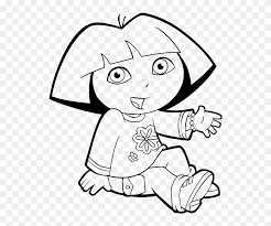 Together with her monkey boots and her talking backpack she always finds her way in the south. Dora The Explorer Are Sitting Coloring Pages Coloring Pages Of Sitting Clipart 5542018 Pinclipart