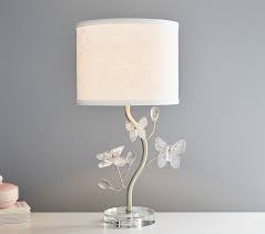 Crystal silver table lamp decorative lamp w/ crystal shade bedroom us st 29. Monique Lhuillier Crystal Butterfly Table Lamp Pottery Barn Kids