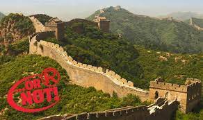 They both think they can see the. Nasa Confirms You Can T See The Great Wall Of China From Space