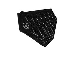 Masque Mercedes Benz En Tissu Noir Covid19 Commander