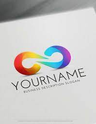 Choose free vectors, fonts and icons to design your own logo. Free Logo Creator Create Modern Infinity Logo With The Logo Maker Free Logo Creator Online Logo Design Logo Design Free