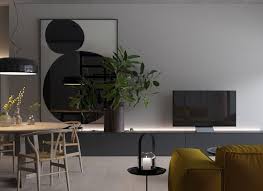 Showcase And Discover Creative Work On The World S Leading Online Platform For Creative Industries Living Room Interior Condo Design Living Room Tv