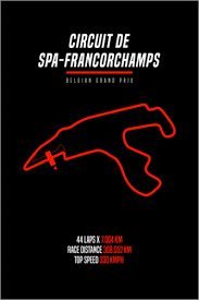 View maps as jpegs here. F1 Belgian Grand Prix Circuit Of Spa Francorchamps Posters And Prints Posterlounge Com