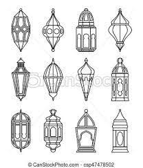 Image Result For Illustrator Arabic And Islamic Drawings Lantern Drawing Middle Eastern Art Drawings