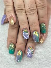 Day 166 Summer Mermaid Nail Art Mermaid Nail Art Mermaid Nails Holiday Nails
