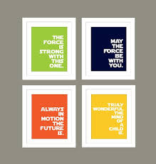 Star Wars Quotes For Nursery Boys Nursery The Force Is Strong Etsy Star Wars Quotes Star Wars Baby Room Star Nursery