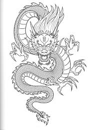 Black And Red Outline Dragon Tattoo Pin By Hope Wason On Dragons Asian Dragon Tattoo Japanese Dragon Tattoos Dragon Illustration