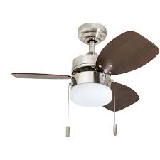 This model has an integrated drum light fixture that features three even small spaces or areas with low ceilings can benefit from the circulation offered by a ceiling fan. Honeywell Ocean Breeze Ceiling Fan Brushed Nickel Finish 30 Inch 50601 Honeywell Store
