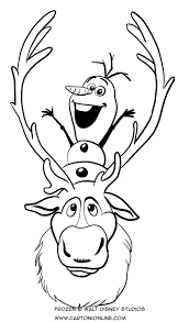 Here are some free printable frozen coloring pages for kids. Sven And Olaf Coloring Pages Frozen Coloring Pages Frozen Coloring Coloring Pages