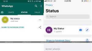 552 likes · 9 talking about this. Whatsapp Status Updates Can Now Be Shared As A Facebook Story For Both Android Iphone Users Technology News