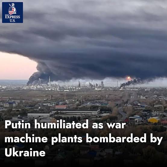 Putin faces another major setback as Ukraine targets key Russian war facilities. 😳🇺🇦🇷🇺 #VolodymyrZelenskyy #ukraine #war