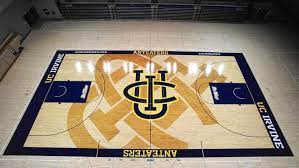The Uc Irvine Bren Events Center Got A New Basketball Home Court Design In 2014 Irvine Uci Campus Basketball