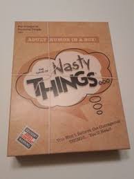 Is it used to carry things? The Game Of Nasty Things Board Game Boardgamegeek